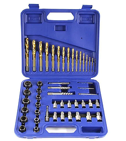 Набір екстракторів для викручування зламаних болтів і гайок 49 од. MAR-POL M58663