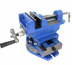 Тиски верстатні хрестові поворотні 100 мм Falon-Tech FT2029