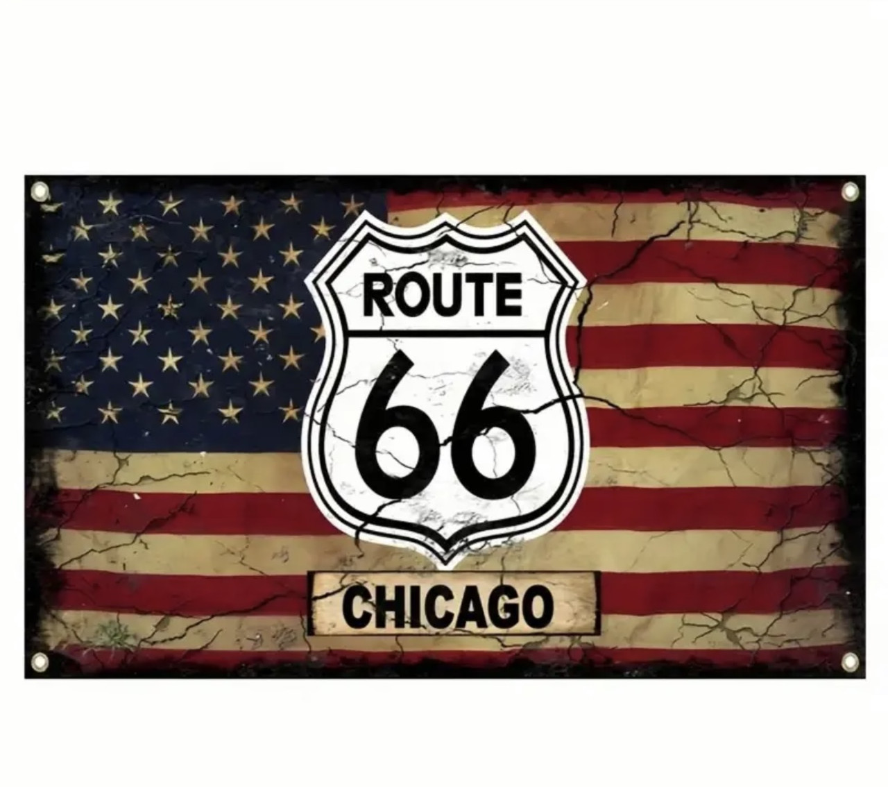 Американський прапор 66 Чикаго , 150/90, фото 1