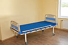 Ліжко медичне функціональне АТОН КФ-2-МП-БП-ОП-Ш-К125 з пластиковими бильця, огорожами, штативом і, фото 6