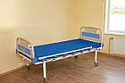 Ліжко медичне функціональне АТОН КФ-2-МП-БП-ОП-Ш-К75 з пластиковими бильця, огорожами, штативом і, фото 7