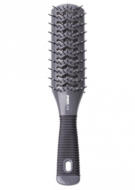 Гребінець ProLine двосторонній тунельний 9-рядний Сіра