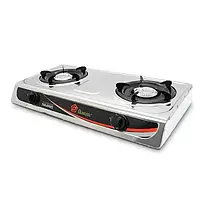 Плита газова Domotec MS-6606 2,2 кВт на 2 конфорки