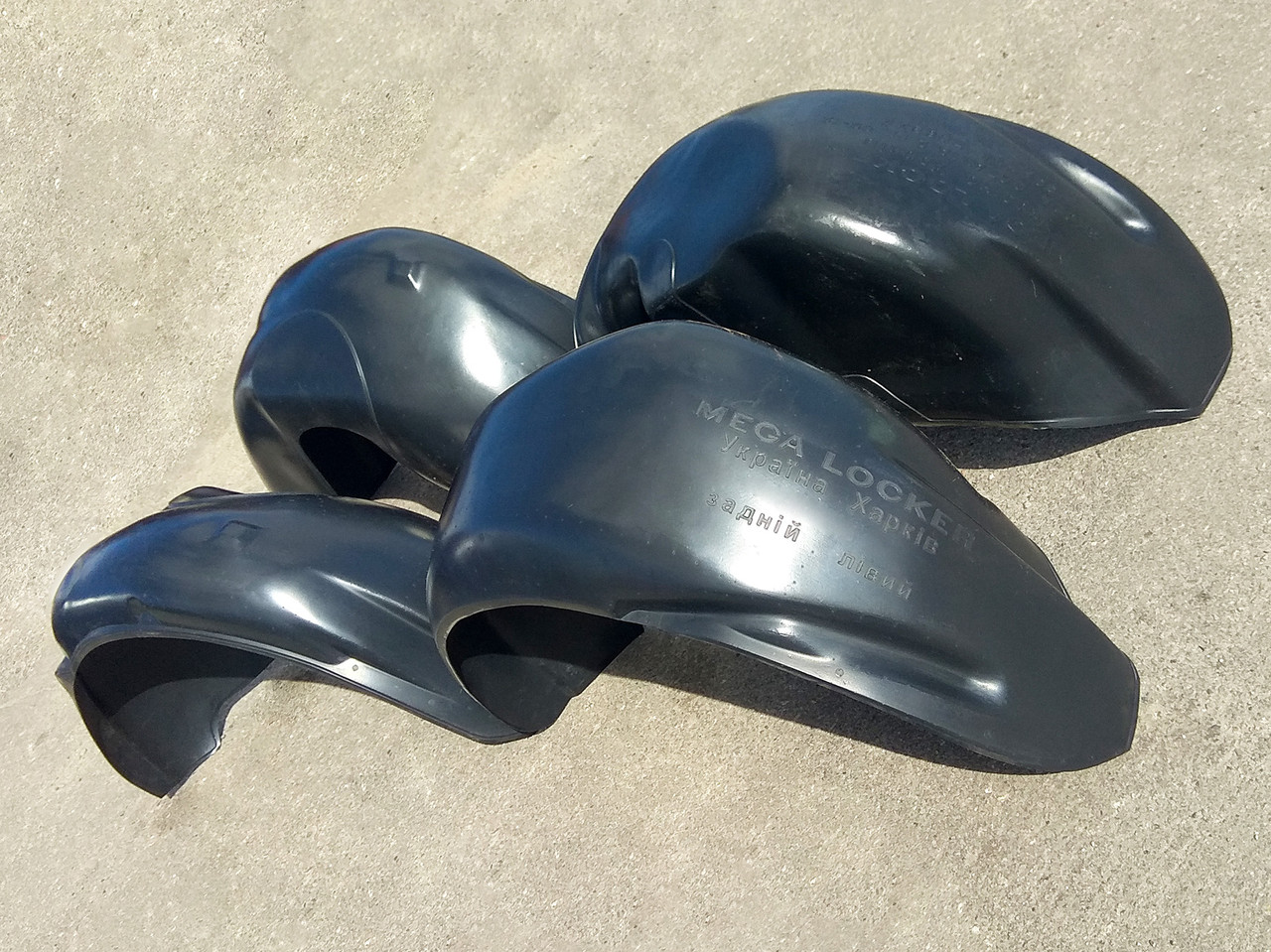 Підкрилки MAZDA 3 hatchback 2003-2009 (4шт) захист арок Мазда 3 хетчбек (комплект 4шт), фото 1