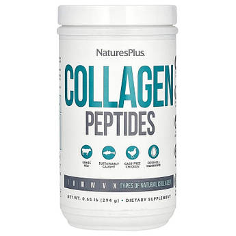 Колагенові пептиди NaturesPlus Collagen Peptides Powder порошок без смаку 294 г