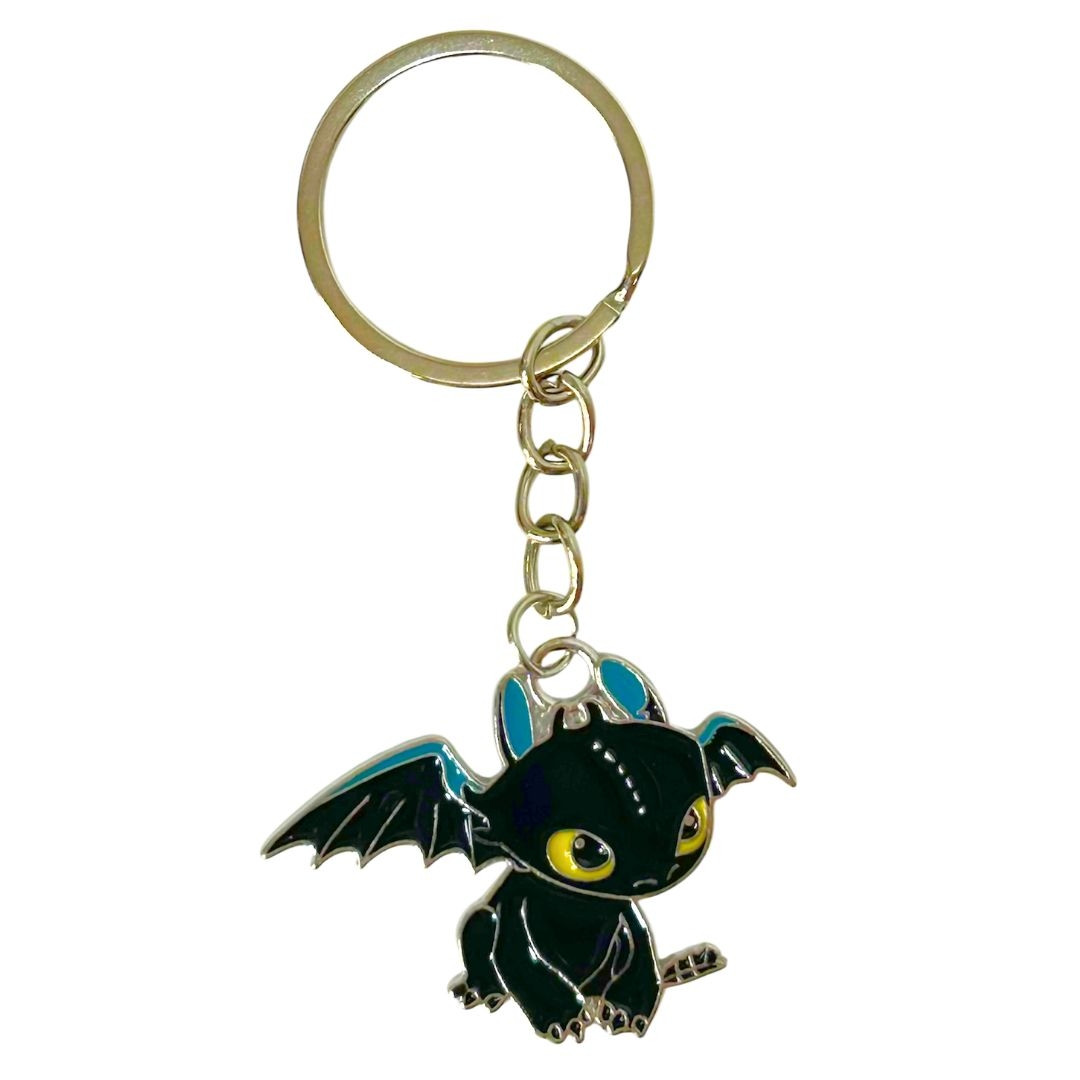 Брелок металевий Дракончик Чорна Фурія 360-7-1, фото 1