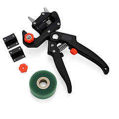 Секатор для щеплення рослин + 3 змінні леза + стрічка