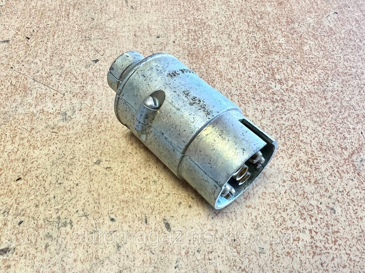 Фішка (роз'єм) причепа металева (12В, тато), фото 1