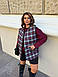 Жіноча жилетка стьобана великого розміру 48-62 фланель на синтепоні 100 на ґудзиках, фото 2