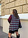 Жіноча жилетка стьобана великого розміру 48-62 фланель на синтепоні 100 на ґудзиках, фото 6