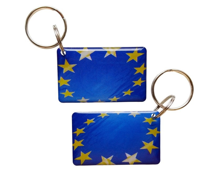 Заготовка ключа для домофону RFID 5577 перезаписуєма Міні тип 2 №7 Євросоюз, фото 1