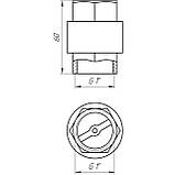 Клапан зворотного ходу води Q PROFESSIONAL 1″ QP100, фото 2