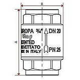 Клапан зворотнього ходу води ITAP 1 1/4″ EUROPA 100, фото 3