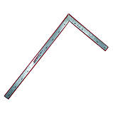 Кутник з нержавіючої сталі 500 мм Haisser 24376, фото 2