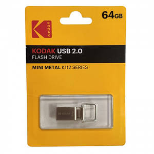 Флеш накопичувач Kodak mini metal K112 64 ГБ металевий
