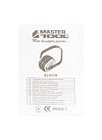 Навушники захисні протишумові MASTERTOOL регульоване оголов'я III-EN 352-1 SNR 22 DB, фото 7
