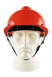 Каска захисна MASTERTOOL VELPE IV-I-440V-53-61 II-EN 397 червона, фото 6