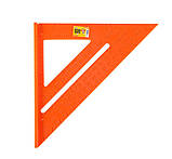 Кутник тесляра MASTERTOOL SWANSON 180 мм пластиковий, фото 2