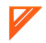 Кутник тесляра MASTERTOOL SWANSON 180 мм пластиковий, фото 3