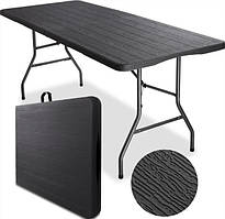 Стіл розкладний туристичний для пікніка Bonro BS 180 см чорний (mrk)