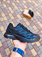 Чоловічі зимові чорні термо кросівки Salomon XT-6 Thermo, чоловічі непромокаючі кросівки Соломон Gore-Tex