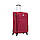 Bonro Tourist валіза червона вишнева текстильна тканинна набір 2 штуки ( середня і велика ) (mrk), фото 3