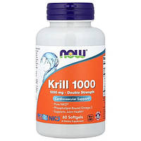 Krill Oil 1000 мг NOW (60 капсул)