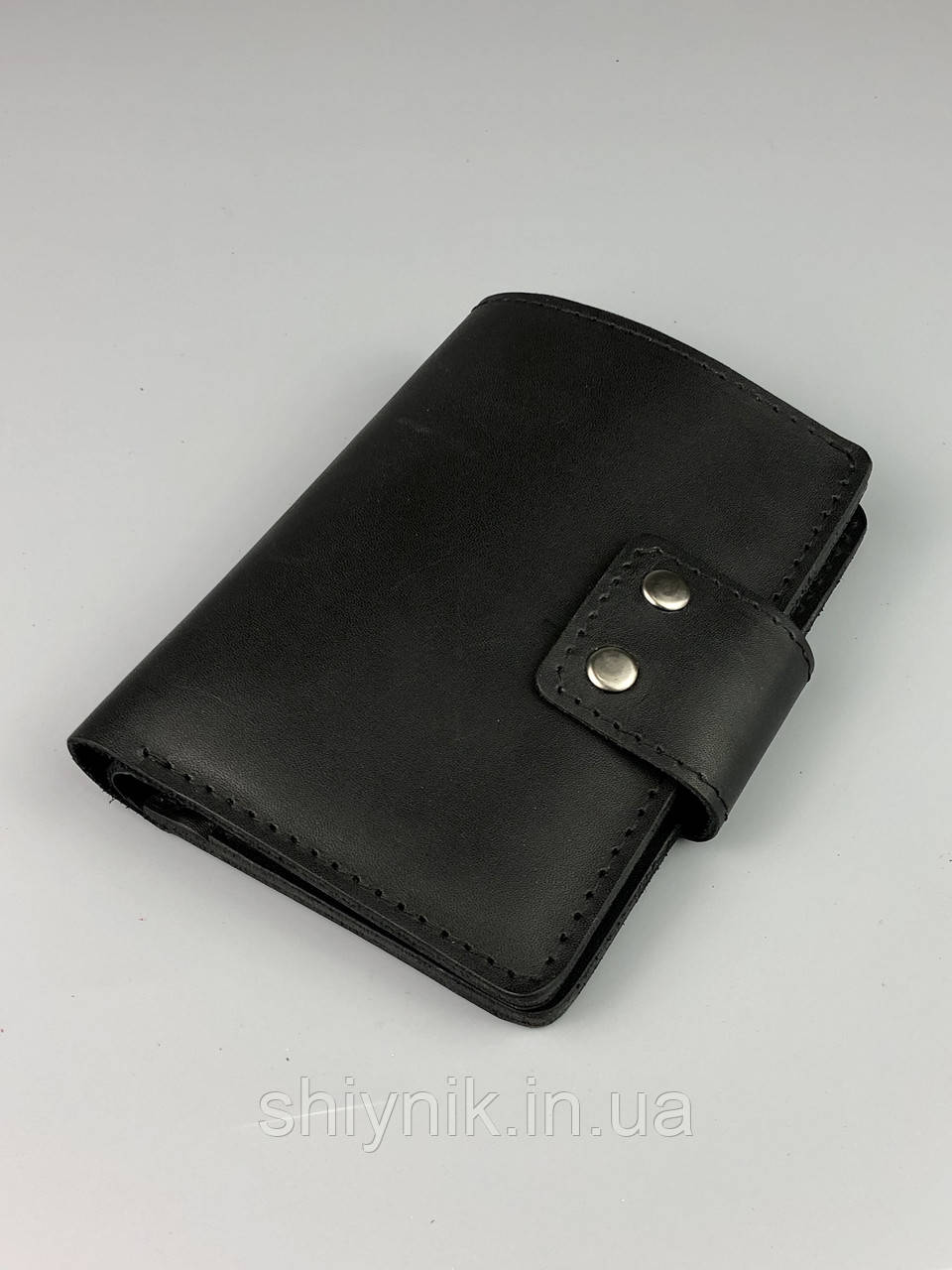 Шкіряний гаманець HARLEY чорний, фото 1