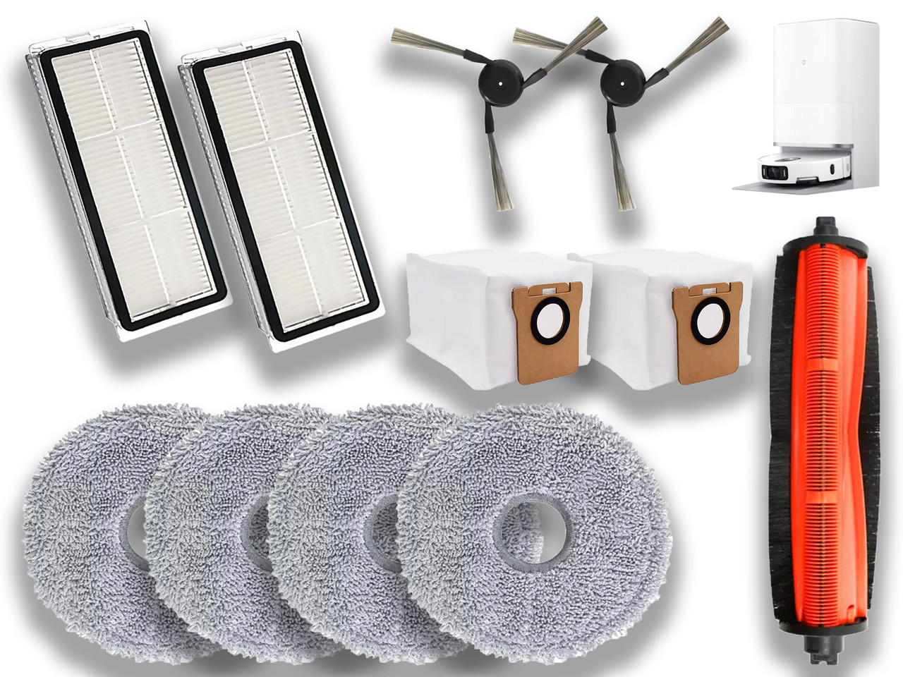 Набір змінних аксесуарів (11 шт.) для робота-пилососа Xiaomi Mijia 5 PRO / OV21CN, фото 1