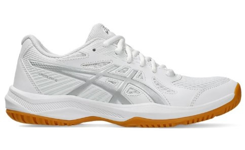 Кросівки сквош жін. Asics Upcourt 6 white/pure silver (40.5) 9original акція знижка