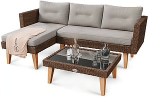 Комплект меблів для саду Di Volio Imola коричневий