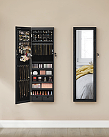 Дзеркало-шафа Leobert Kors з підсвіткою в стилі Loft чорний