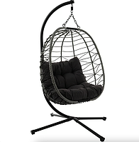 Підвісне крісло-кокон Di Volio Corta одномісне графітовий