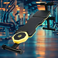 Лава для преса Besport WB-001 для дому та спортзалу з навантаженням до 150 кг тренувальна компактна складна ергономічна