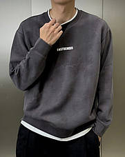 Чоловічий світшот Oversize брендовий вільний світшот білий люкс якість, фото 2