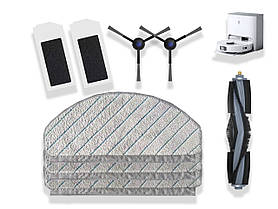 Комплект із 8 високоякісних аксесуарів з пилососами-роботами Ecovacs Deebot T10 Plus / Ecovacs X1 Plus / Эковакс / Ековакс