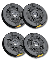 Сет композитних дисків Besport PowerPro 5 (4х1,25кг) для гантелей та штанг