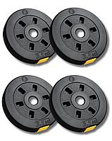 Сет композитних дисків Besport PowerPro 10 (4х2,5кг) для гантелей та штанг