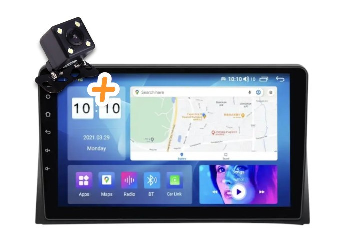 Магнітола для Volkswagen Multivan T5 2003-2015 (4 ГБ/64 ГБ) на Android | QLED-екран, GPS, Bluetooth та 4G, фото 1