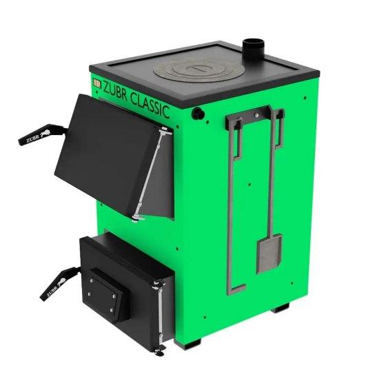 18 кВт Класичний котел з плитою 5 мм сталь Zubr Classic Termo, фото 1