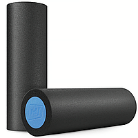 Масажний ролик (валик, роллер) Hop-Sport EPE 45см Чорно-блакитний