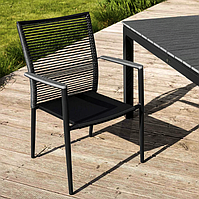 Крісло Di Volio Asti сірий/чорний