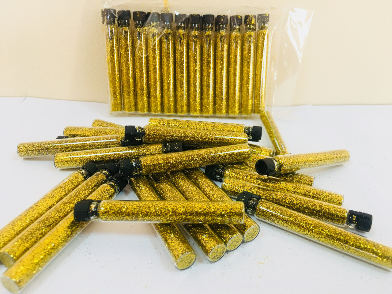 Набір золотої присипки (12 шт./уп.) для дизайну та декору нігтів, фото 1