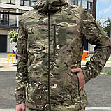 Куртка штурмовка військова з капюшоном. Тактична демісезонна куртка ЗСУ, фото 3