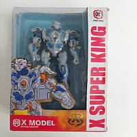 Трансформер X SUPER KING CAR MODEL 2в1, робот воїн + машина тягач (037989)(ПОШКОДЖЕНА УПАКОВКА)