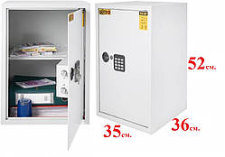 Офісний сейф Gute ЯМХ-56Е, бухгалтерський сейф, сейф офісний для документів