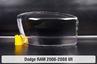 Скло фари Dodge RAM (2006-2008) рест праве
