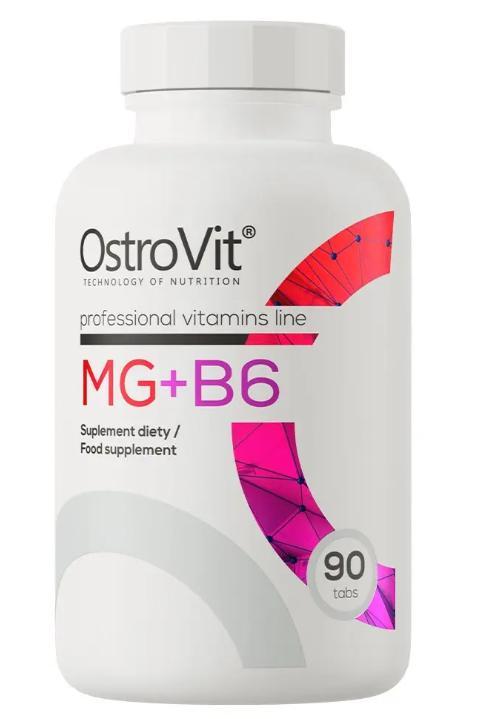 Дієтична добавка OstroVit TMg+B6 90 таблеток, фото 1