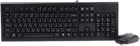 Комплект (клавіатура + миша) A4Tech KRS-8520D Black