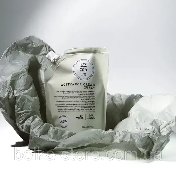 Незмивний крем для чітких і пружних кучерів Mimare Curl Activator Cream , 200 мл, фото 1
